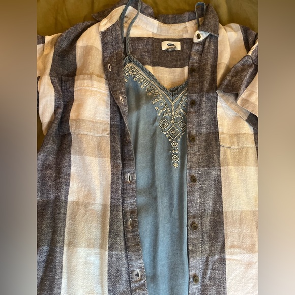 Fall 🍁 Check Pattern Shirt Dress - Picture 11 of 11